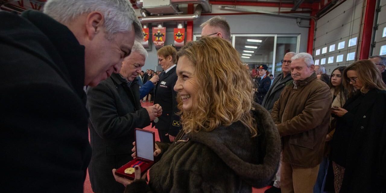 Polo honored by the Cruz Branca Fire Brigade in Vila Real