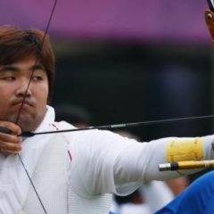 Imagem da notícia: Cego &eacute; n&ordm; 1 de tiro com arco