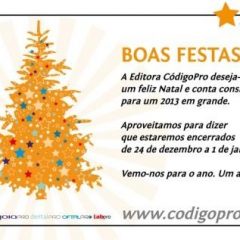 Imagem da notícia: Boas festas!