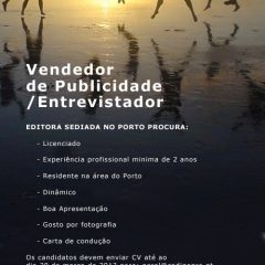 Imagem da notícia: Vendedor de Publicidade/Entrevistador