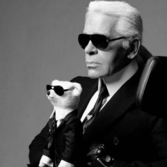 Imagem da notícia: Curiosidade: O porqu&ecirc; de Karl Lagerfeld usar &oacute;culos de sol!