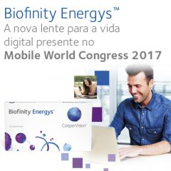 Imagem da notícia: CooperVision apresenta lentes no MWC 2017