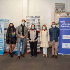 Imagem da notícia: Institutoptico entrega alimentos à Rede de Emergência Alimentar