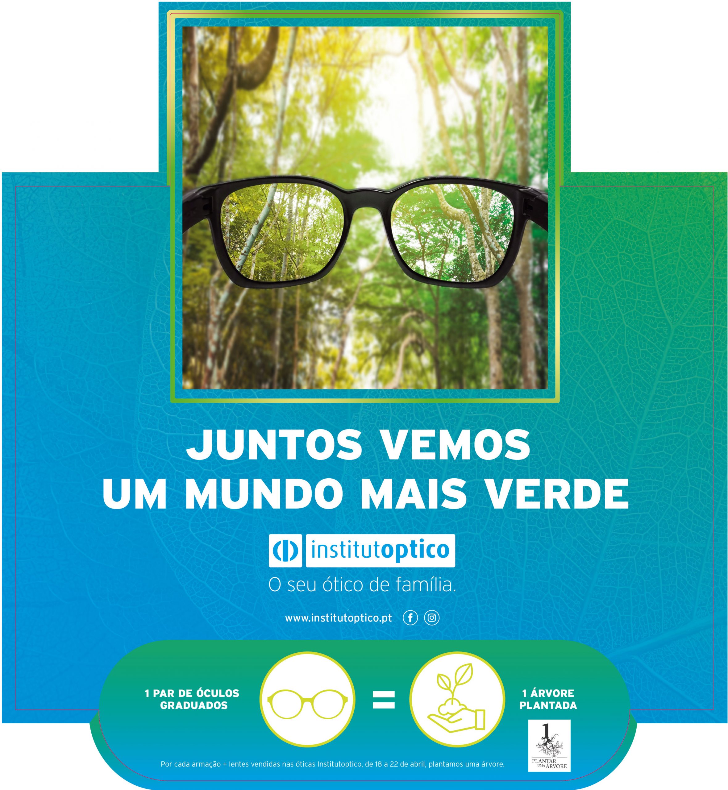 Imagem da notícia: Institutoptico celebra Dia da Terra com campanha a favor do ambiente