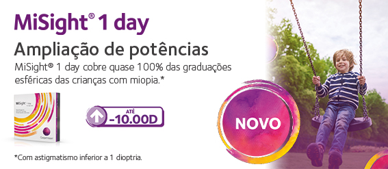 Imagem da notícia: CooperVision® amplia os parâmetros da MiSight® 1 day