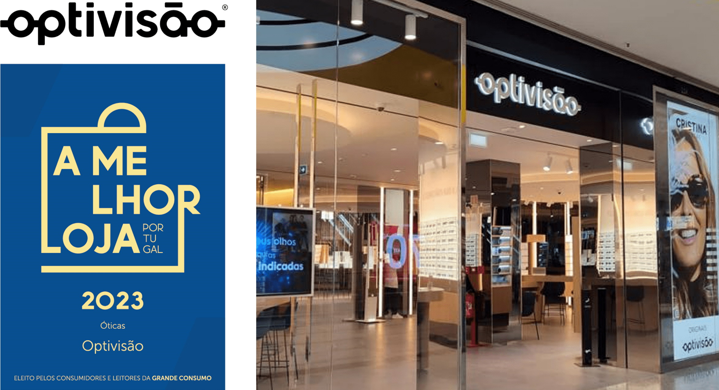 Imagem da notícia: Consumidores elegem Optivisão como melhor loja de Portugal