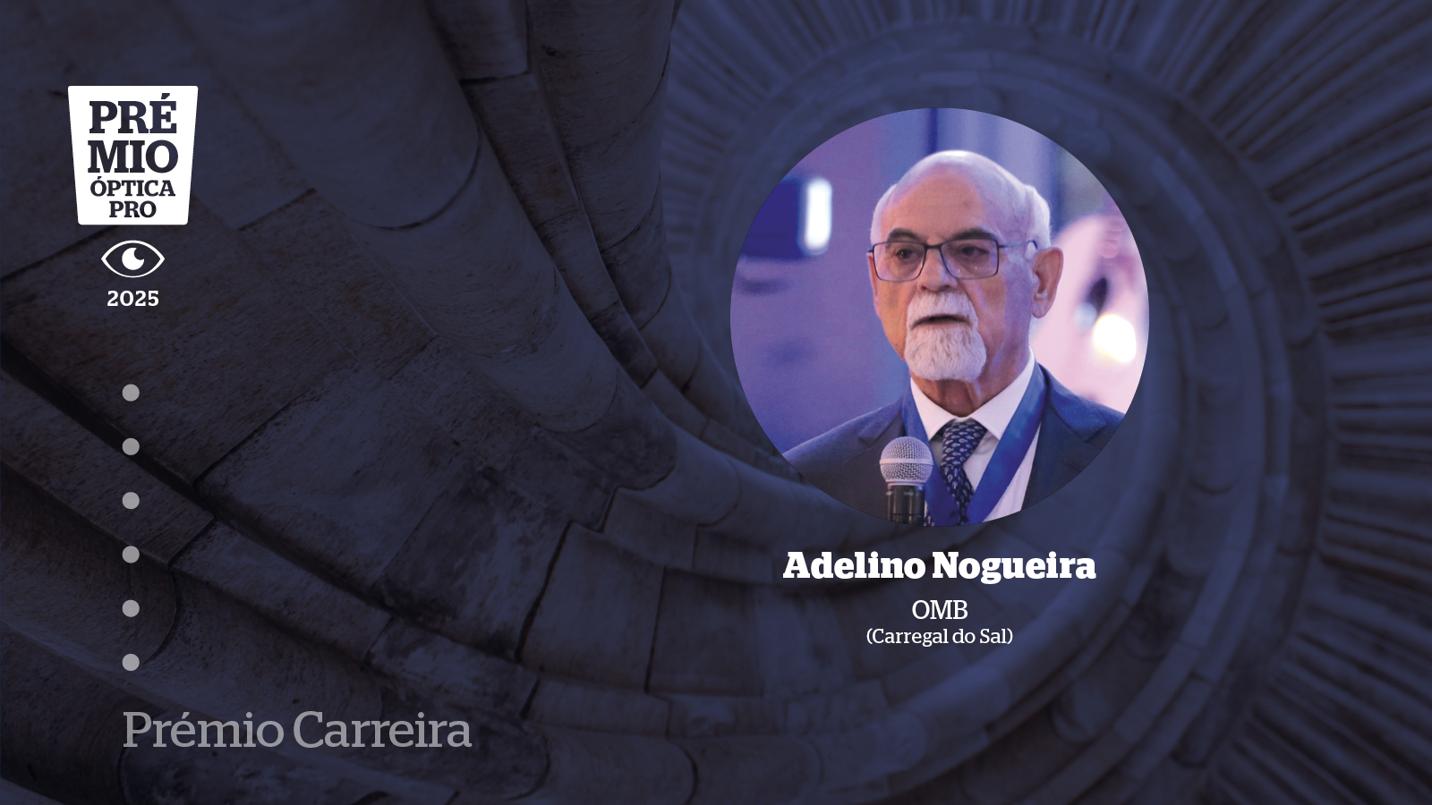 Imagem da notícia: Adelino Nogueira reconhecido com o Prémio Carreira
