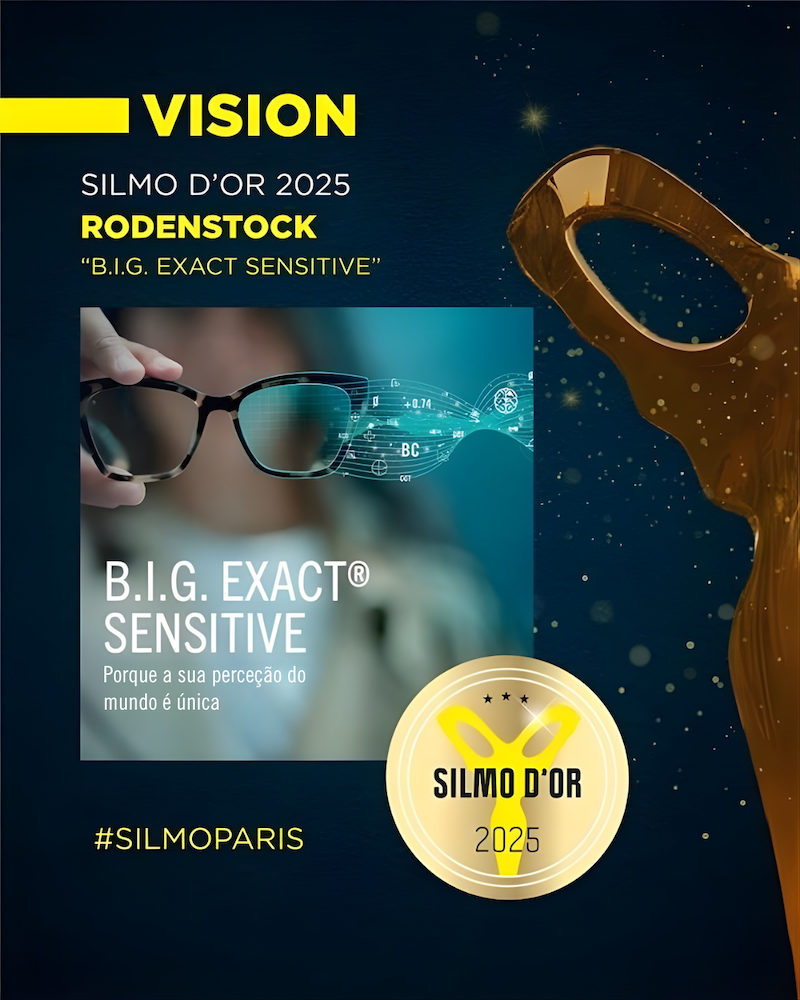 Imagem da notícia: Rodenstock ganha Silmo d’Or 2025 na categoria Visão