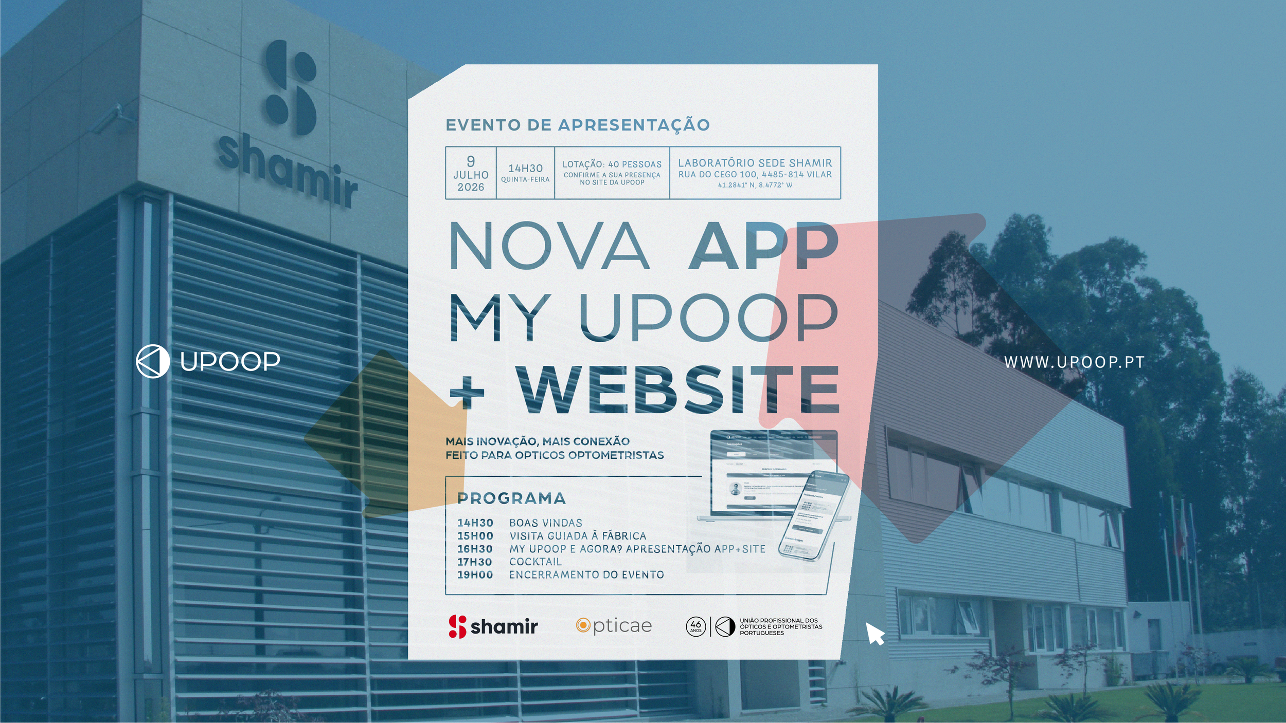 Imagem da notícia: UPOOP apresenta novas plataformas digitais  na sede da Shamir