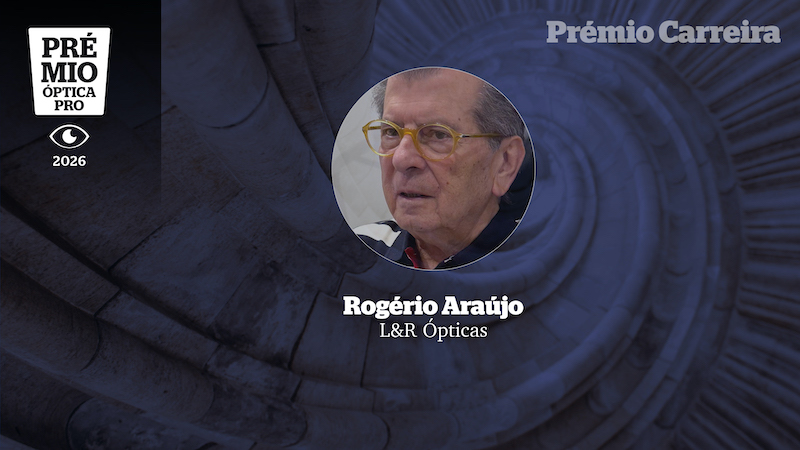 Imagem da notícia: Prémios ÓpticaPro 2026: Rogério Araújo distinguido pela Carreira